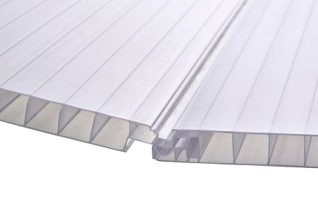 Click-Step termoplader. 16 mm 2-lags polycarbonat. Opal - 5 stk./pk. - 