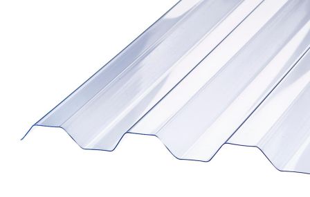RODENA PVC trapezplade profil 76/18. Klar - 