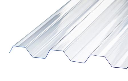 SUNLUX 2000PC trapezplade profil 76/18. Glasklar - 