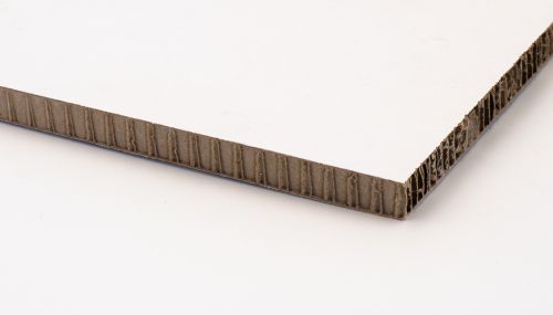 Re-board BASIC Bikubemønster Hvid - 