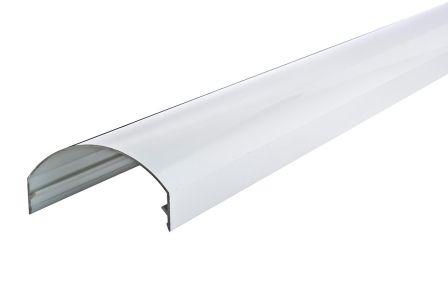 Dækprofil. Hvid alu - 32,5 - 40 graders taghældning - 6000 mm. - 