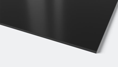 PVC-U Blok extruderet sort 2.000 x 1.000 x 40 mm - 