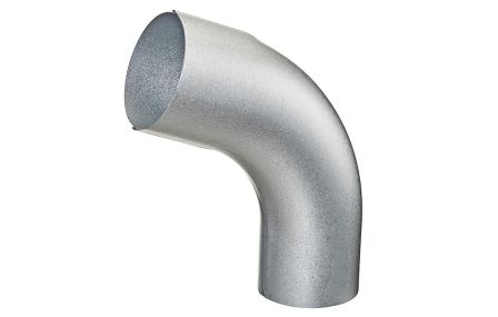 Bøjning 70° Ø 75 mm. AluZink - 