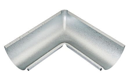 Indvendig gering 90° str. 125. AluZink - 