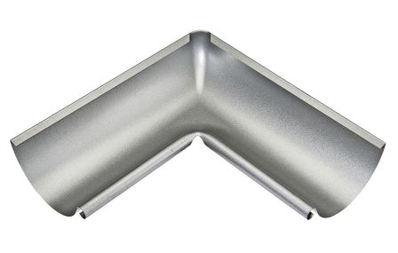 Indvendig gering 90° str. 125. Silver Metallic - 