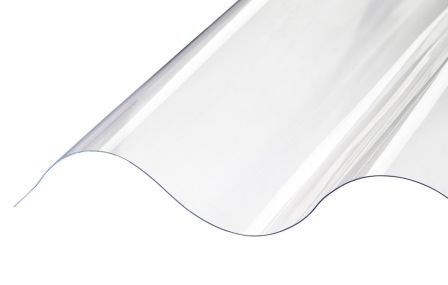 SUNLUX Polycarbonat B6/600R - 0,9 mm Profil 146/48 Faldsikret - 1220 x 1086 mm. - 