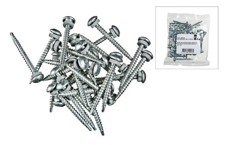 Skrue 4,8 x 50 mm m/borespids, torx 20 - 