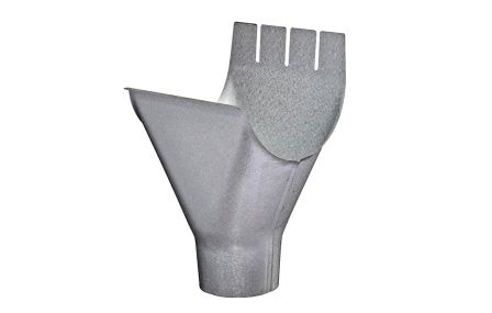 Tudstykke str. 125 Ø 75 mm. AluZink - 