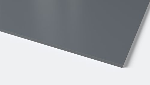 PVC-U Blok presset Mørkegrå 2.000 x 1.000 x 60 mm - 