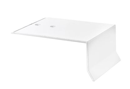 Alu stopbeslag - Hvid - til 16 mm. Termoplader - 