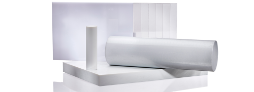 PET LF extruderet lav friktion, lys grå - 