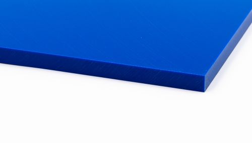 PEHD 500 presset høvlet blå - 
