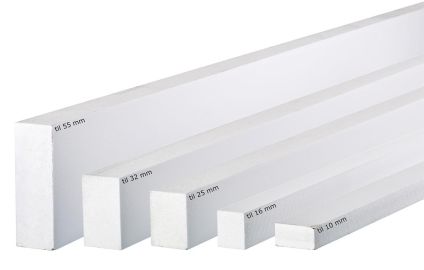 Afstandsliste til ydersp&aelig;r. Hvid