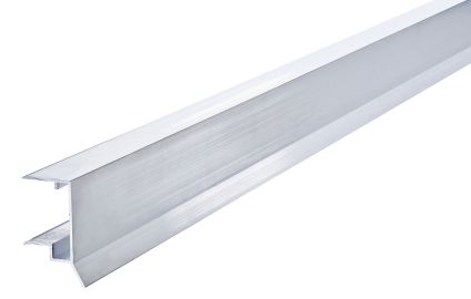 Alu vandn&aelig;seprofil, til forkant af 25 mm. Termoplader