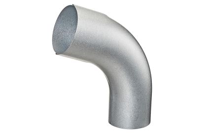 B&oslash;jning 70&deg; &Oslash; 75 mm. AluZink