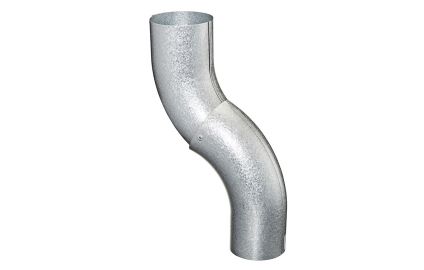 Nedf&oslash;rsel/sokkelkn&aelig; &Oslash; 75 mm. AluZink