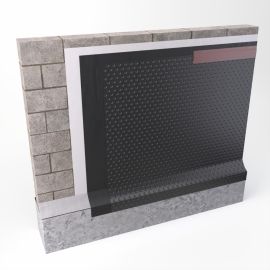 owonit&reg; Grundmursplade  - Sort