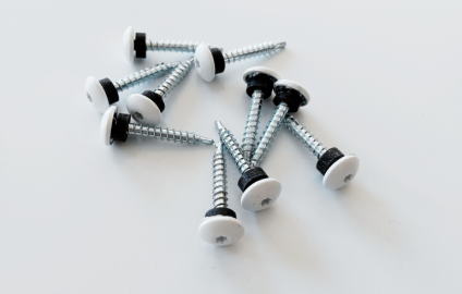 Monteringsskrue til stopbeslag - Hvid