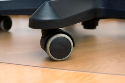 PVC Homemat kontorstoleunderlag - til h&aring;rde gulve og t&aelig;pper med lav luv -  1200 x 750 mm.