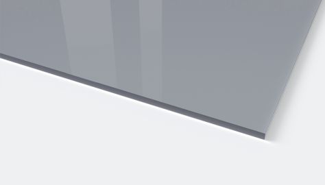 Plexiglas st&oslash;bt gr&aring; 7C83