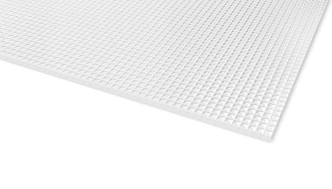 Plexiglas XT Textures klar 0A000 Z Pyramide Struktur 3.050 x 1.650 x 3 mm