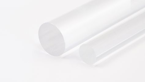 PMMA Rundstang st&oslash;bt Klar