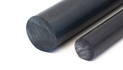 POM-C Ultralydstestet Rundstang Sort - FG