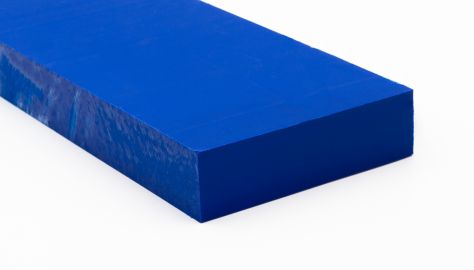 POM-C extruderet Bl&aring; RAL 5002 Food Grade