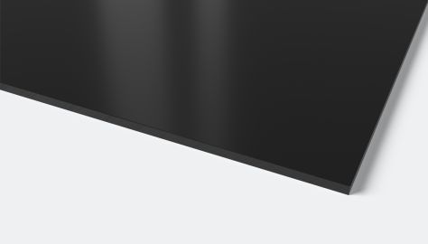 PVC-U Blok extruderet sort 2.000 x 1.000 x 40 mm