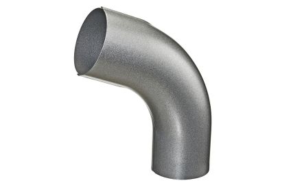 B&oslash;jning 70&deg; &Oslash; 75 mm. Silver Metallic