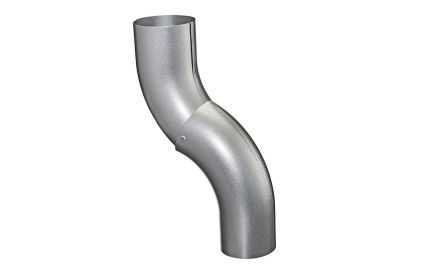 Nedf&oslash;rsel/sokkelkn&aelig; &Oslash; 75 mm. Silver Metallic