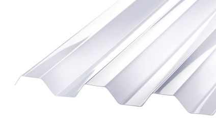 SUNLUX HI-PVC trapezplade profil 76/18. Opal